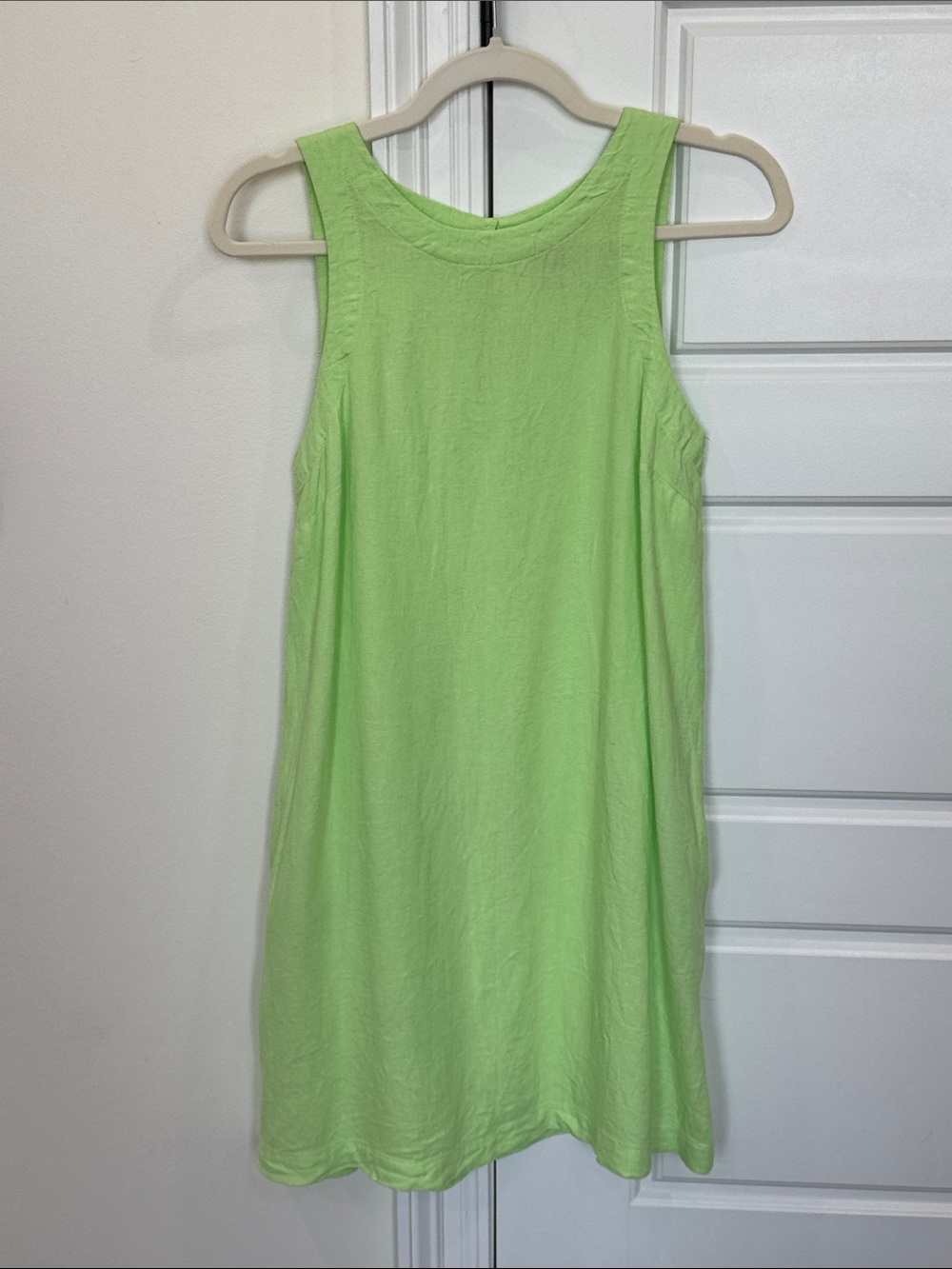 A New Day Women’s Limen Dress Light Lime Green Beautiful Summer Piece XS